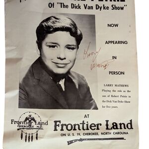 Vintage Frontier Land Home Art Poster Larry Mathews Ritchie Petrie Dick Van Dyke